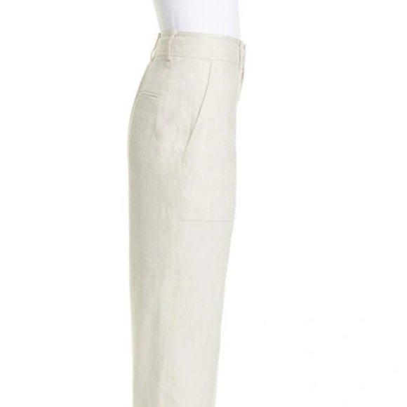 CLUB MONACO Hadarahh Pants in Flax Linen Pants Straight Leg - Picture 6 of 15